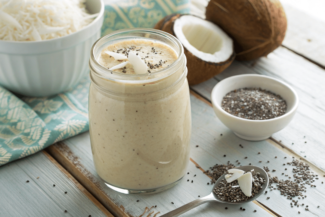 Coconut Chia Seed Smoothie
