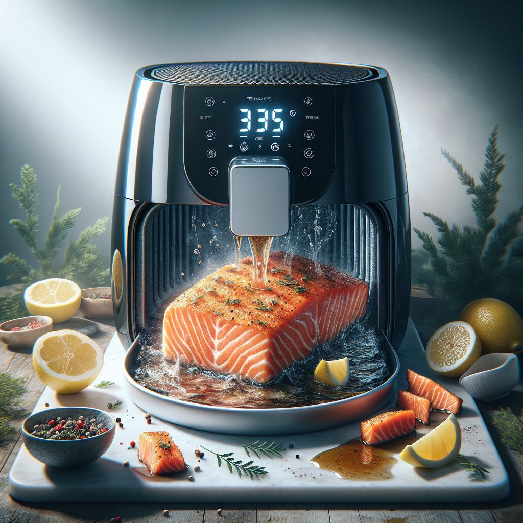 How long to cook salmon in air fryer at 375
