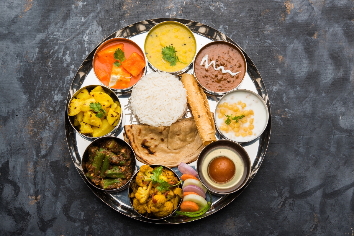 Indian Vegatarian Food - Thali