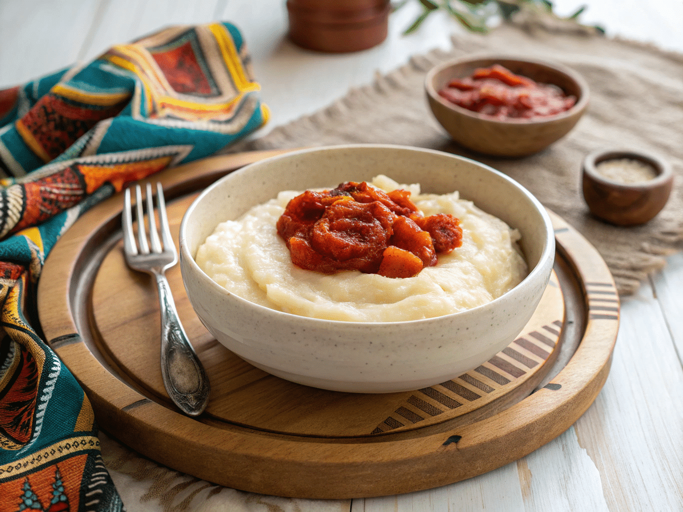 Pap with Tomato Smoor