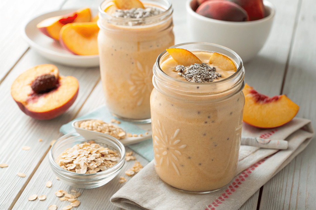 Peach Oatmeal Smoothie