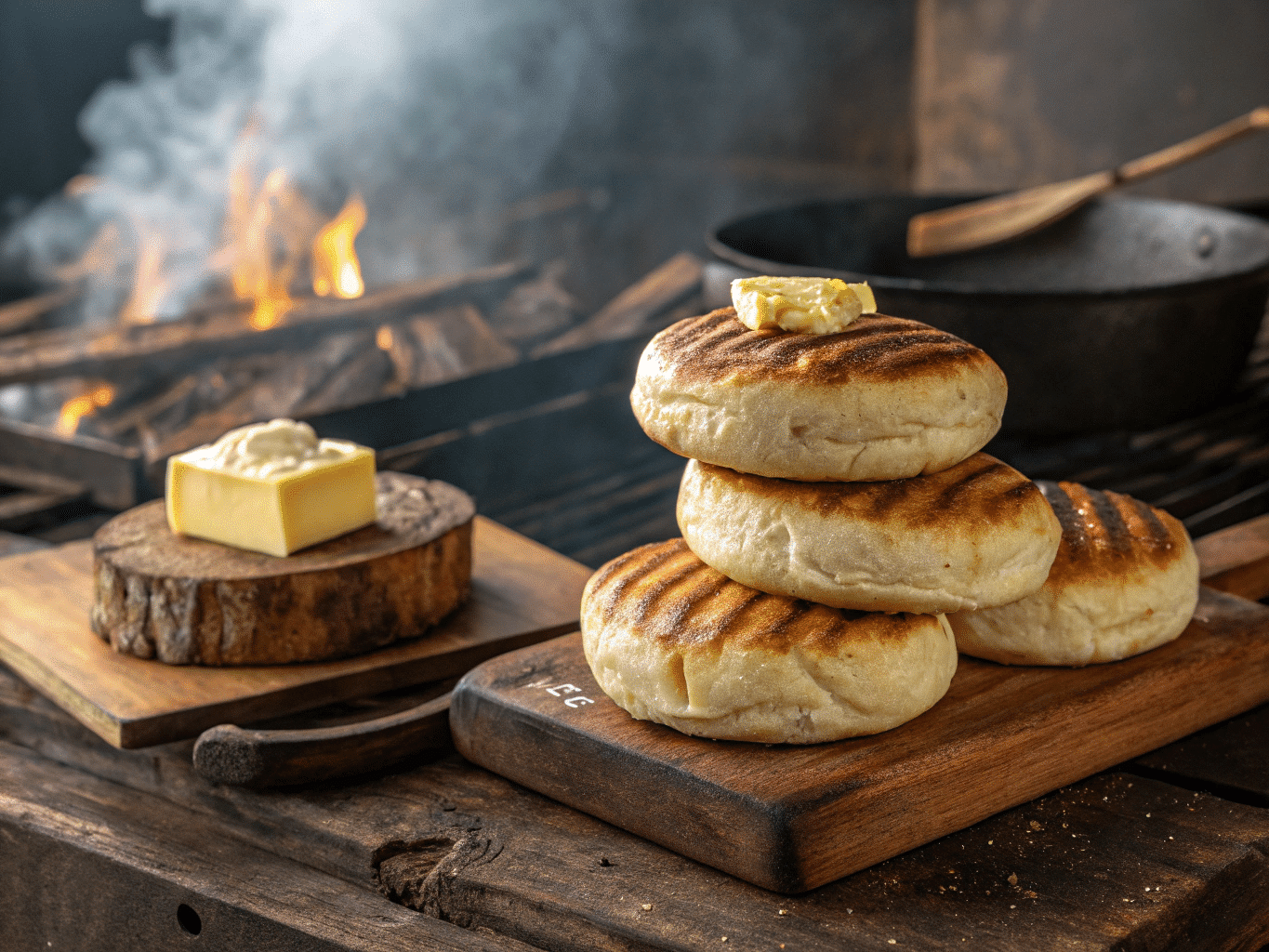 Roosterkoek (Grilled Bread Rolls)