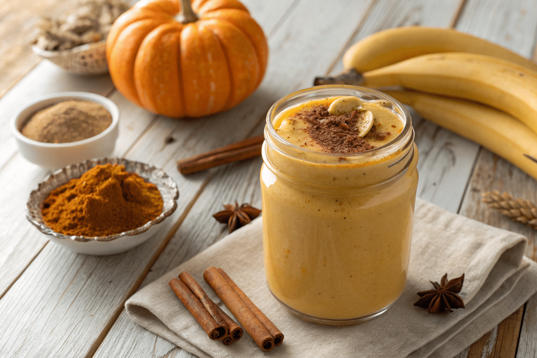 Spiced Pumpkin Protein Smoothie