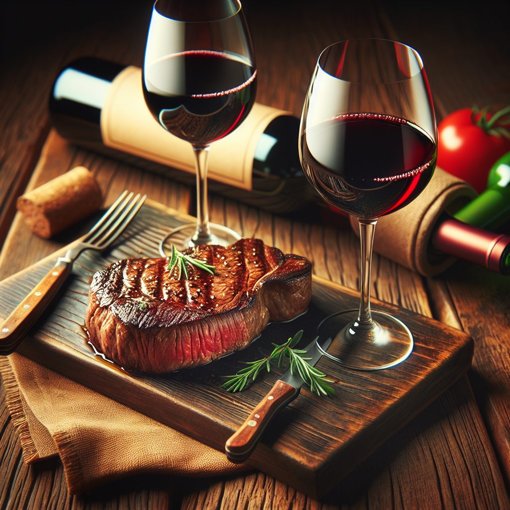 Steak and Red Wine Selections