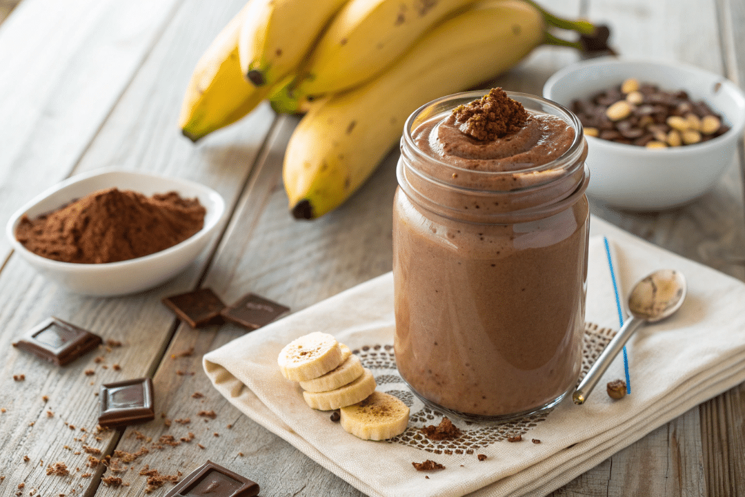 Vegan Chocolate Peanut Butter Bliss Smoothie