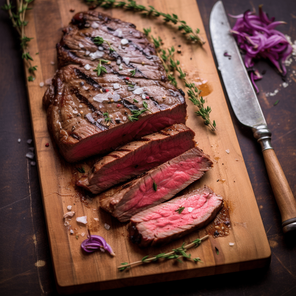 Perfectly Seared Bison Steak