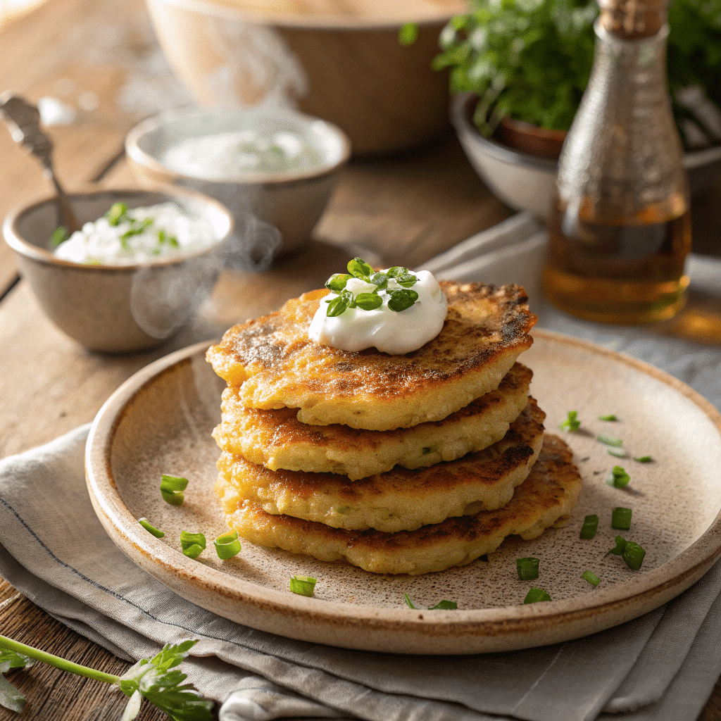 how to make potato fritters