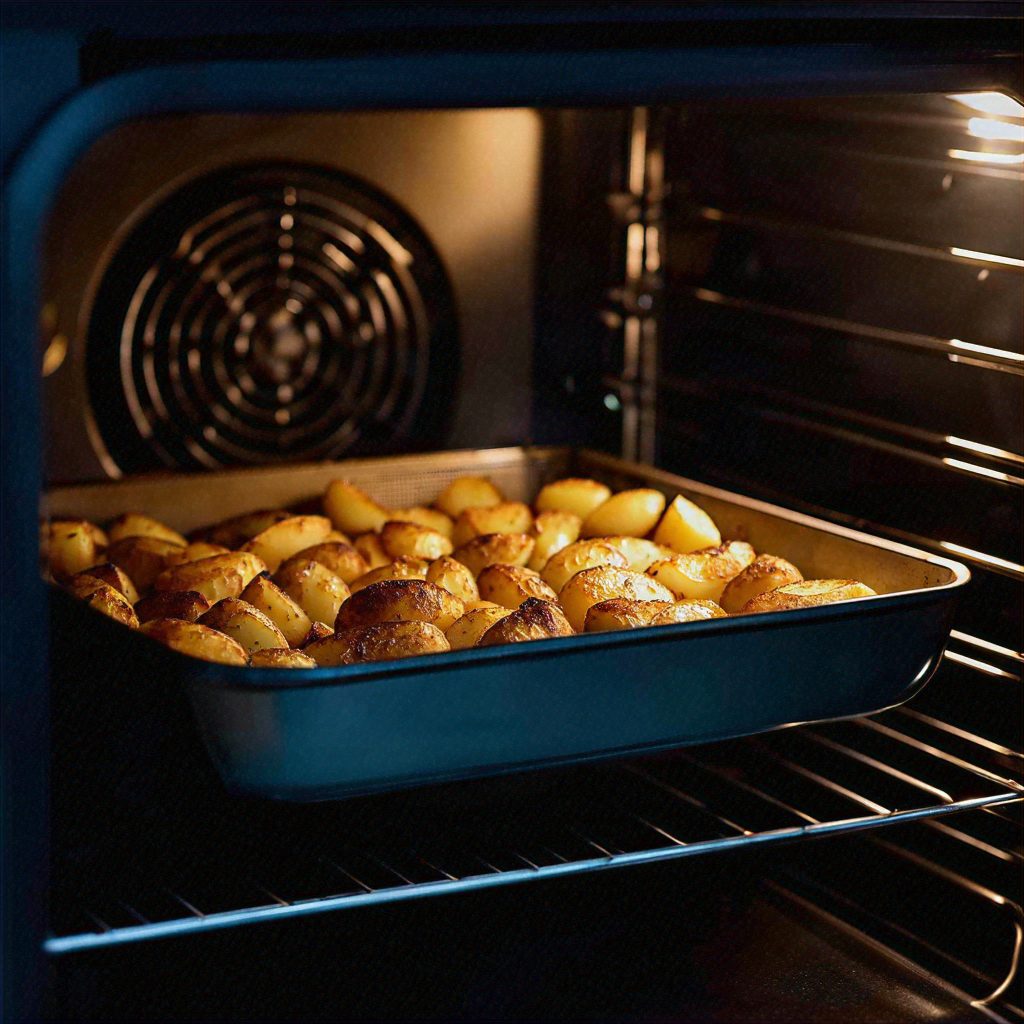 Roasted honey gold Potatoes in Oven