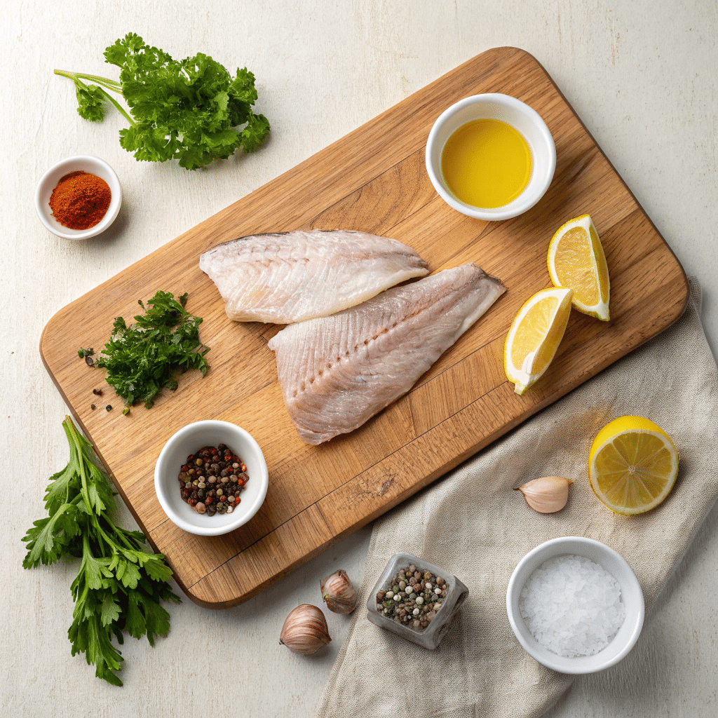 igredients for Black Drum Fish recipe