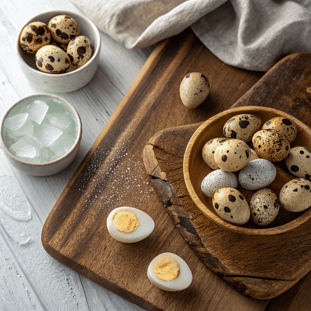 Easy Boiled Quail Eggs