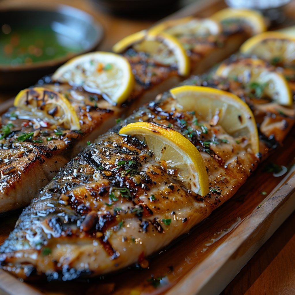 pan searing bonito fish