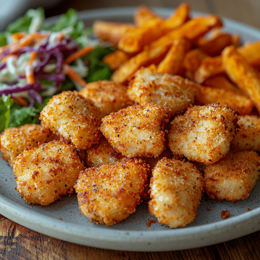 Air Fryer Catfish Nuggets