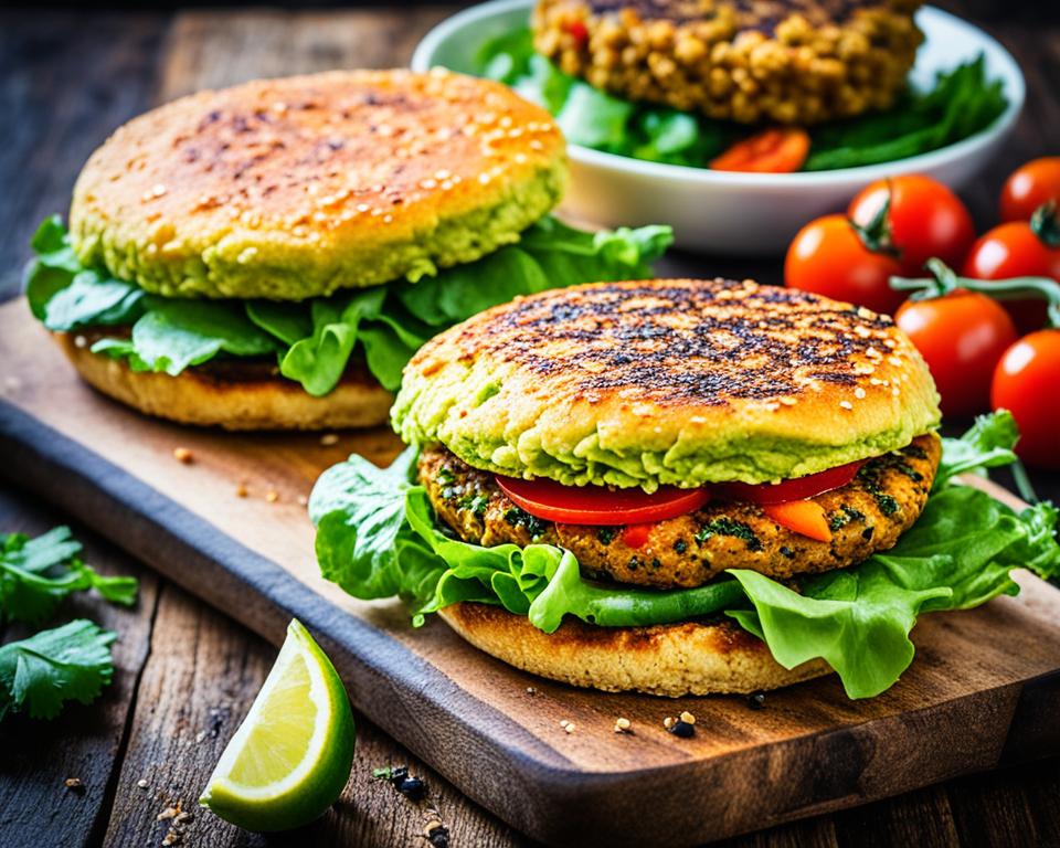 Moroccan Spiced Chickpea Burger