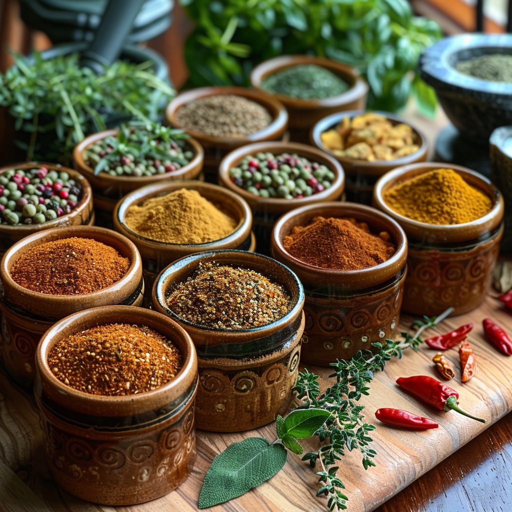Spice Blends for Vegan Fusion Cooking