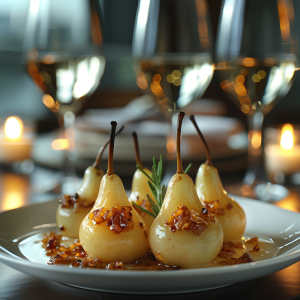 poached pears recipe