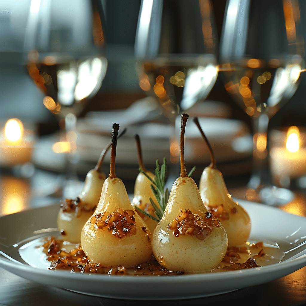 poached pears recipe