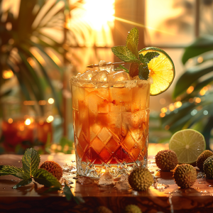 Tropical Lychee Cocktail