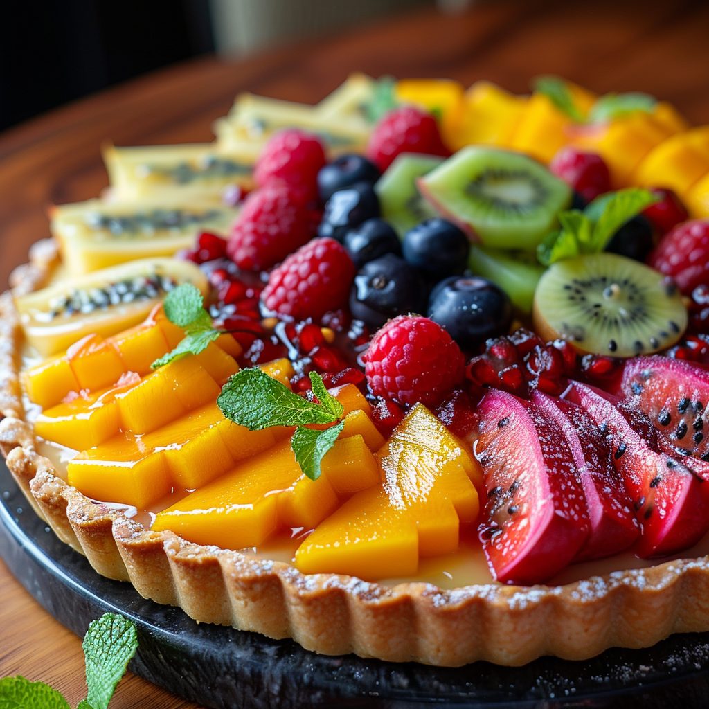 Exotic Fruit Tart: A Symphony of Tropical Flavors (Recipe Included)