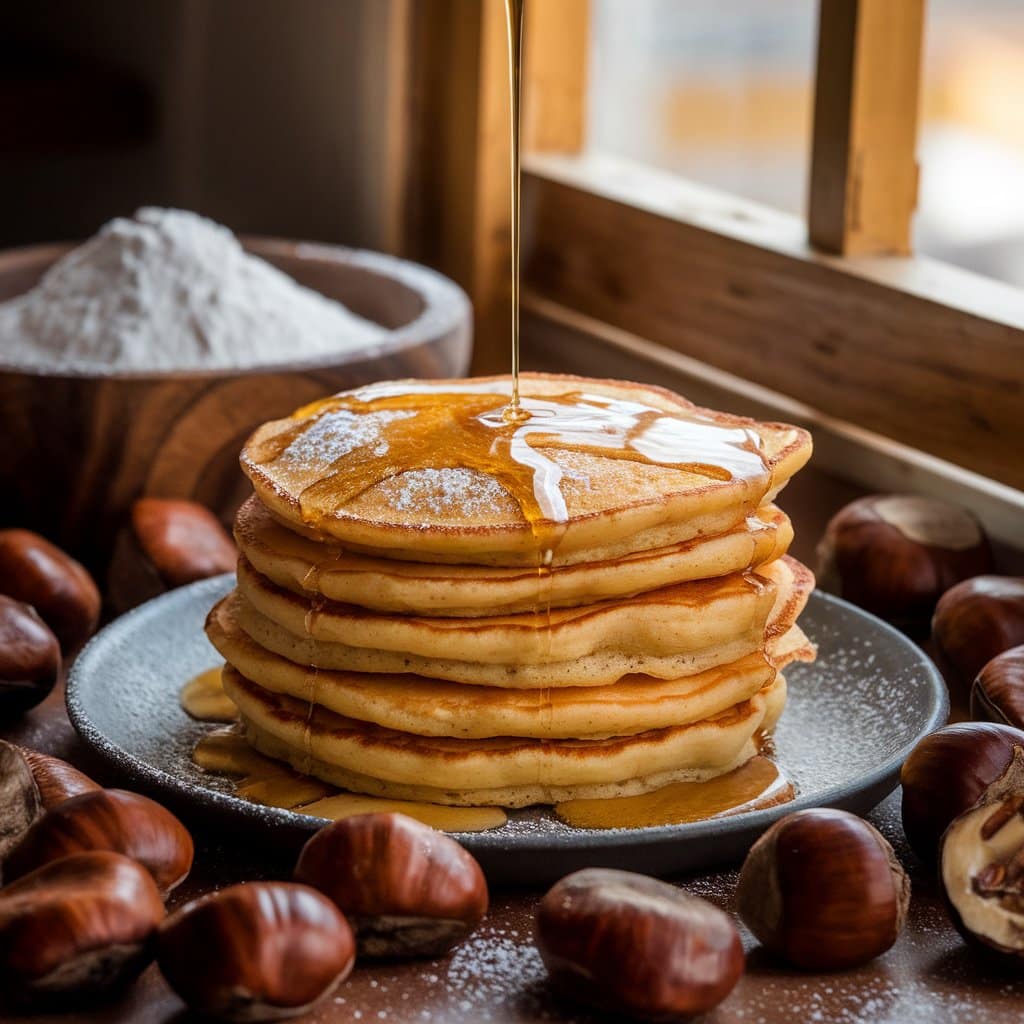 corsican-style chestnut flour pancake recipe