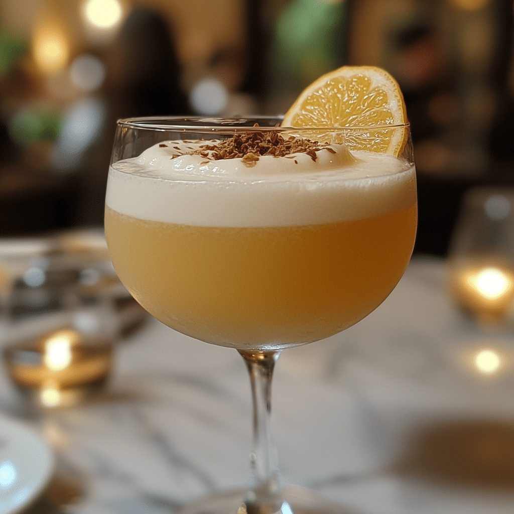 exotic cocktail drink