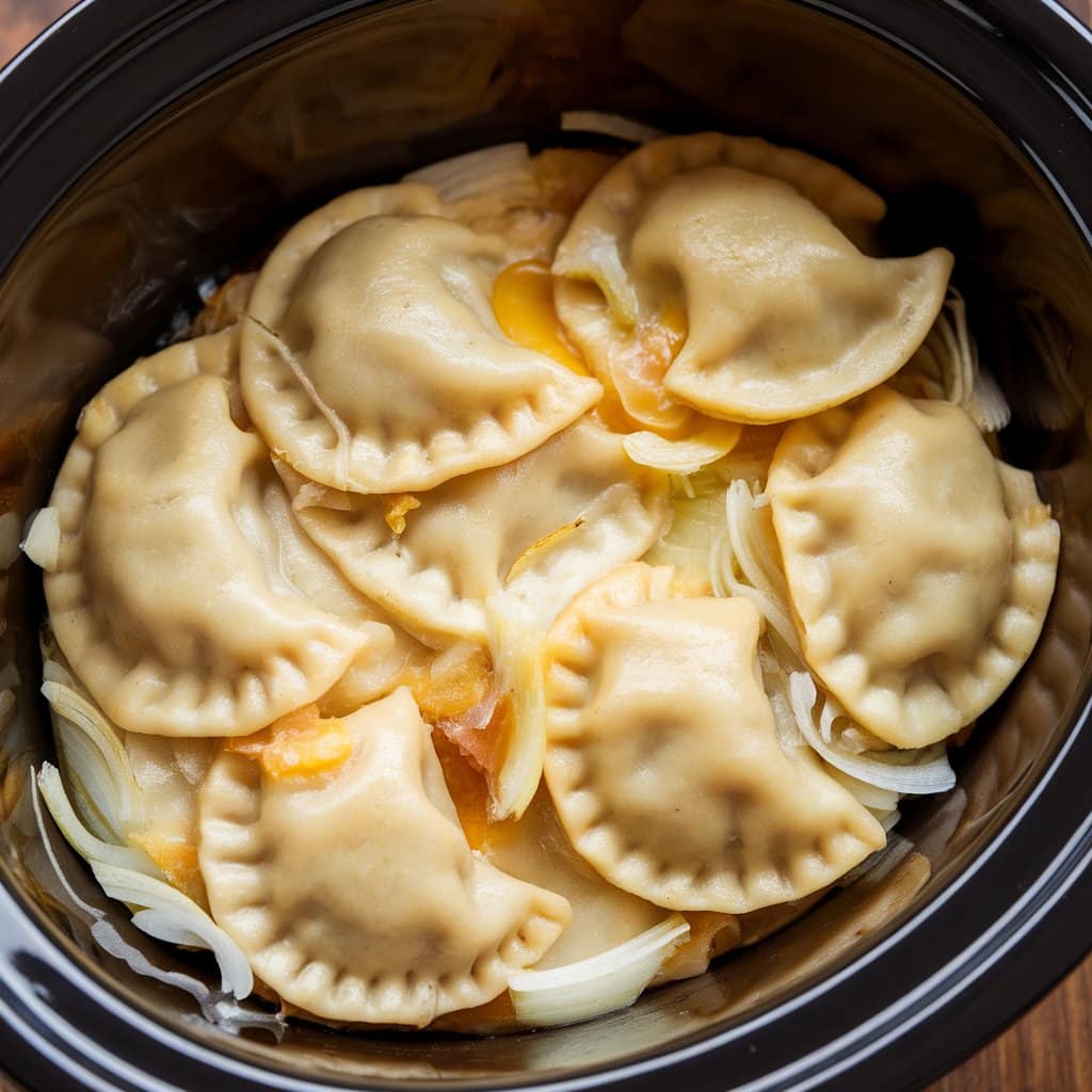 crockpot pierogi