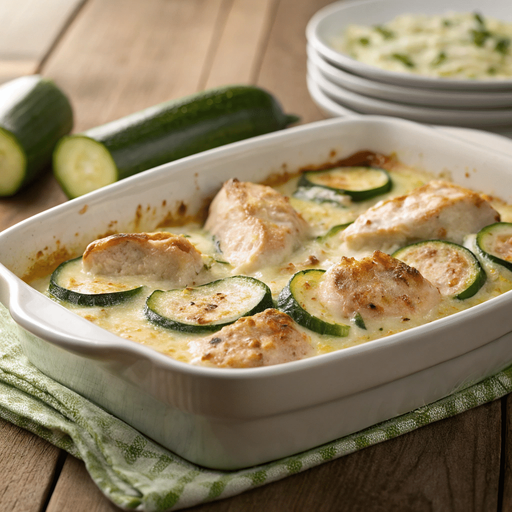 Chicken and Zucchini Cream Stew