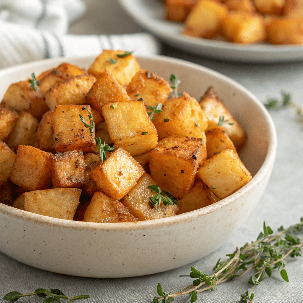 Crispy Air Fryer Diced Potatoes