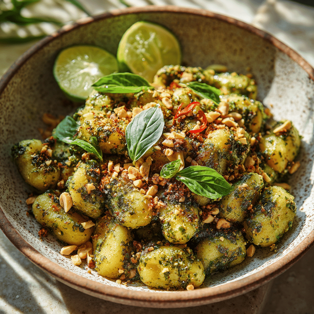 Thai Basil Gnocchi Recipe