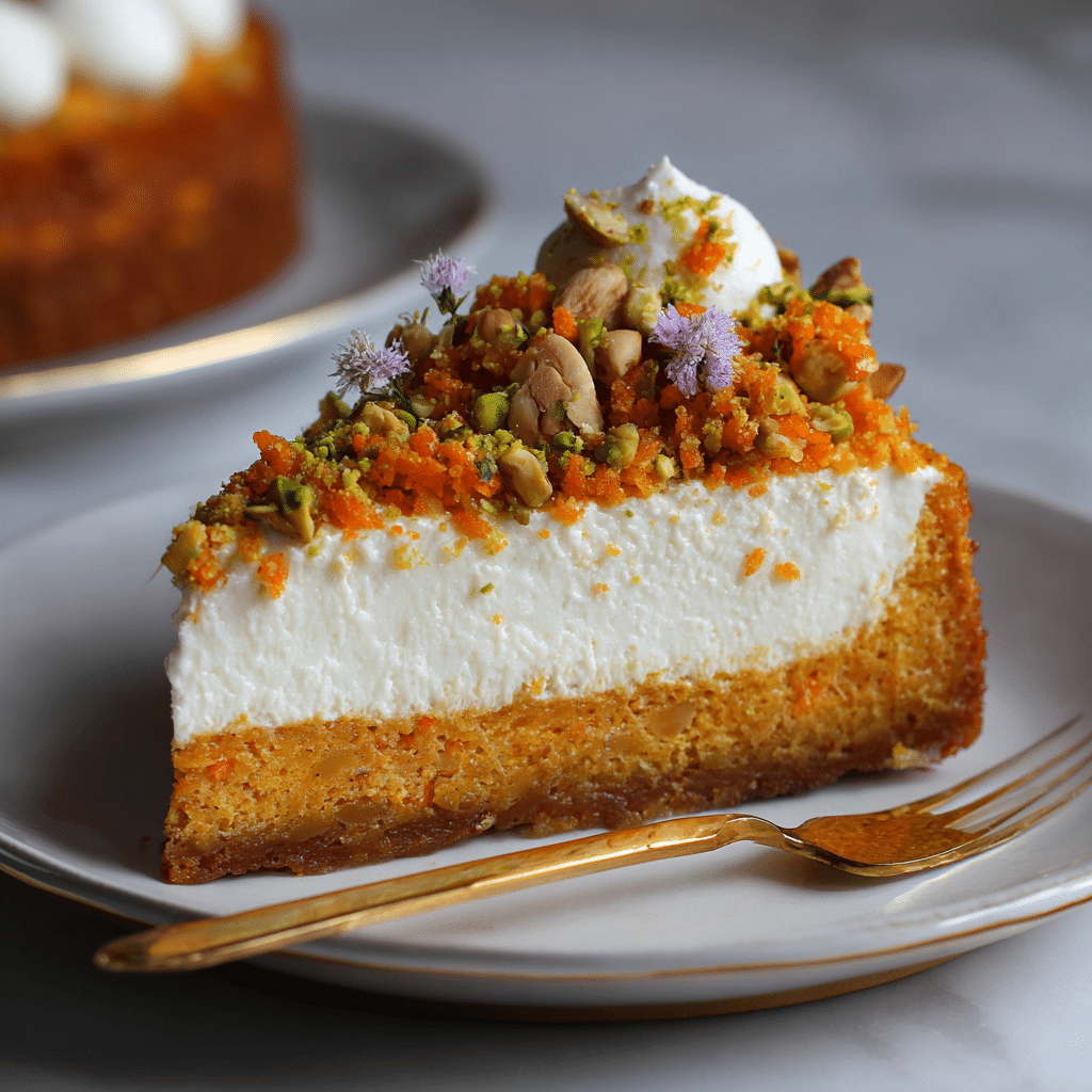 Carrot Halwa Cheesecake Recipe