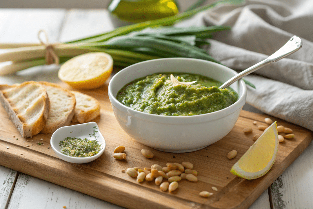 Green Garlic Pesto