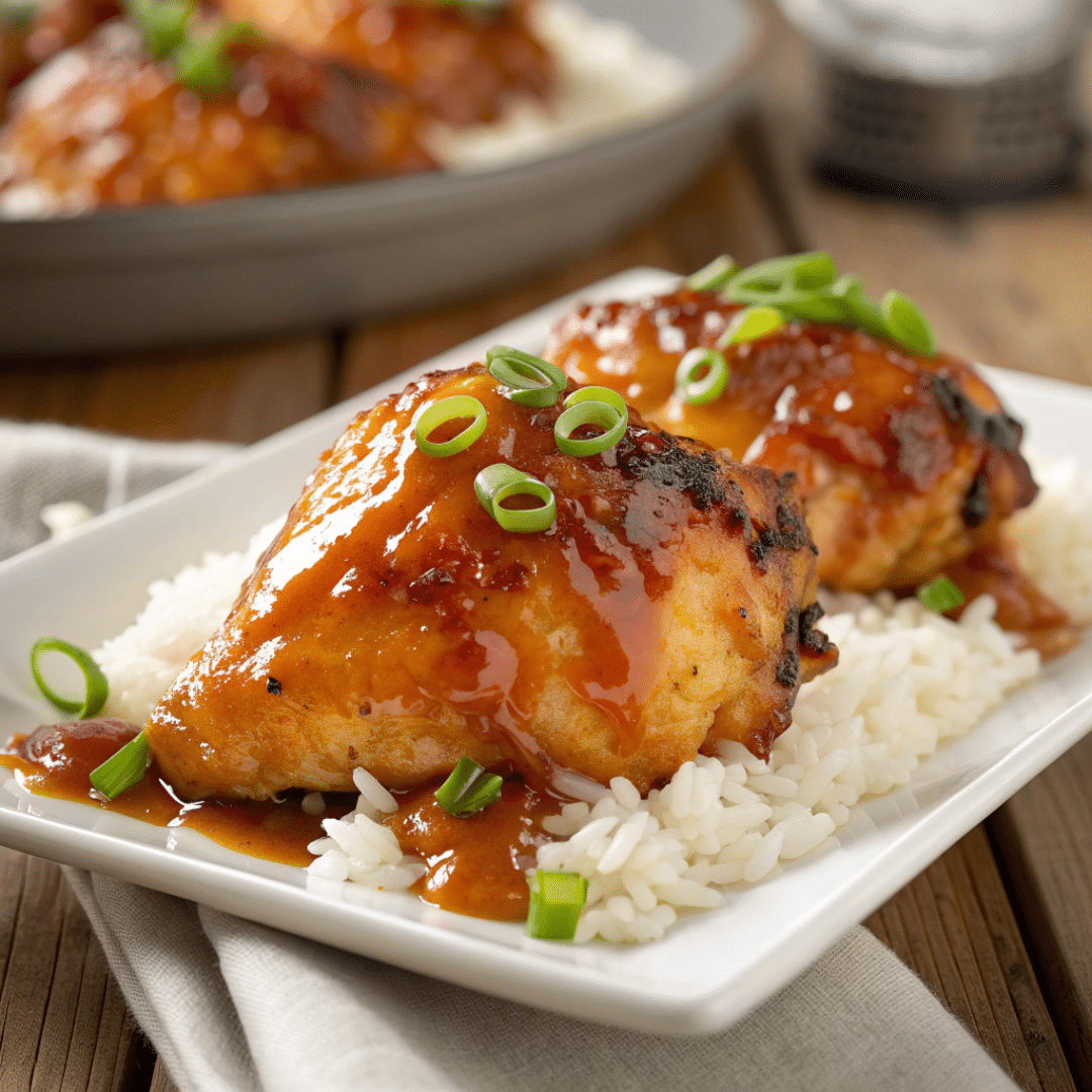 Apricot Glazed Chicken Thighs Recipe