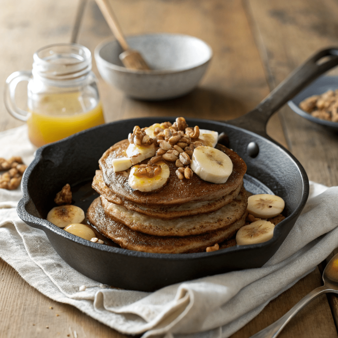 Buckwheat and Banana Skillet