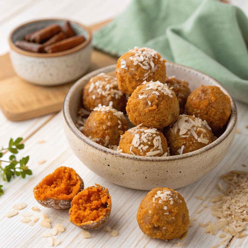 Carrot and Flaxseed Energy Balls