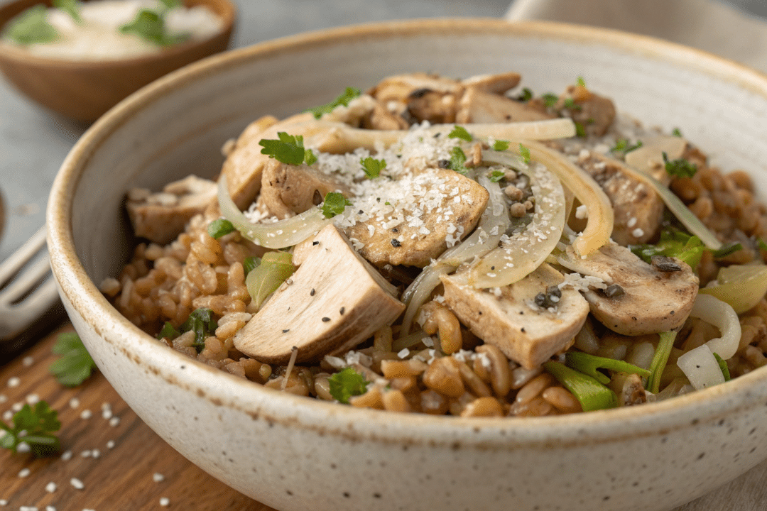 _Chicken and Mushroom Farro