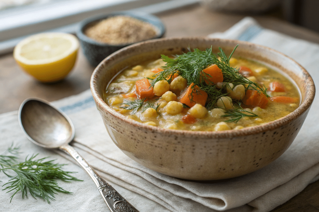 Chickpea Dill Soup