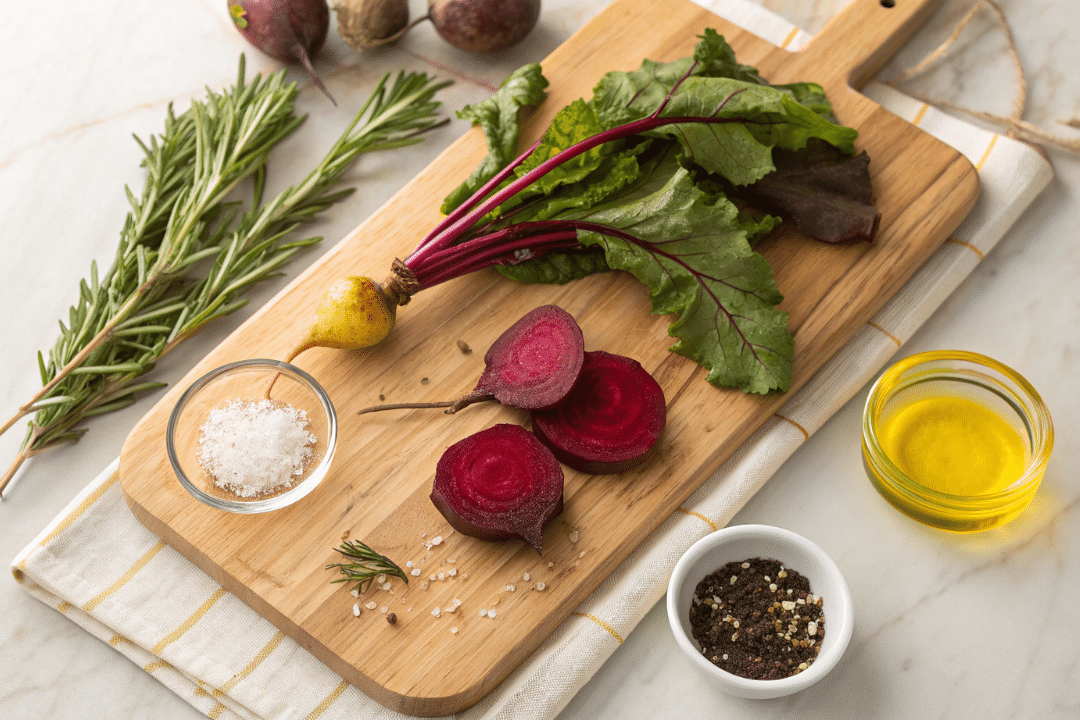 Ingredients of Baked Beet Chips Recipe