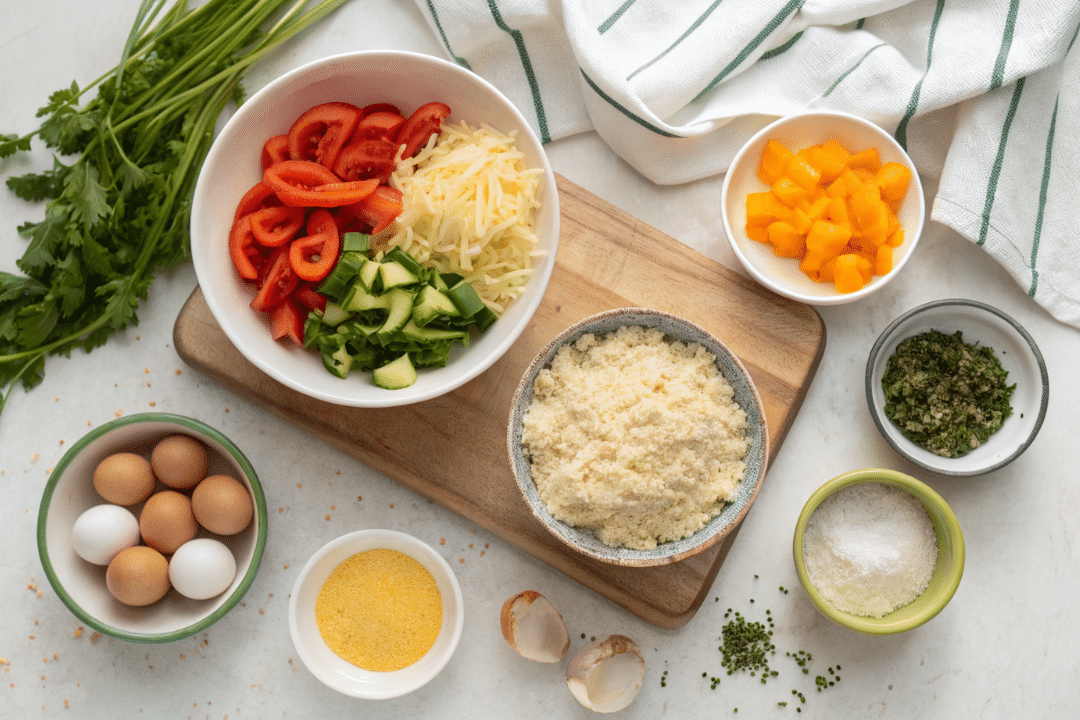 Ingredients of Quinoa Egg Muffins Recipe