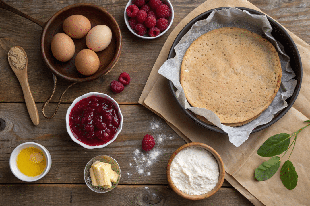 Ingredients of Spelt Crepes with Goat Cheese Recipe