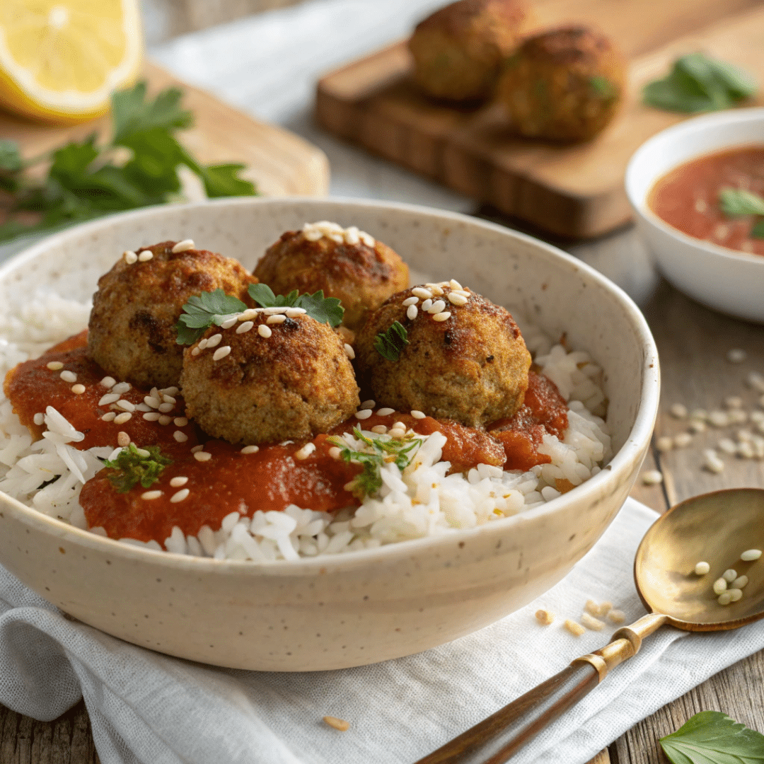 Lentil and Rice Meatballs