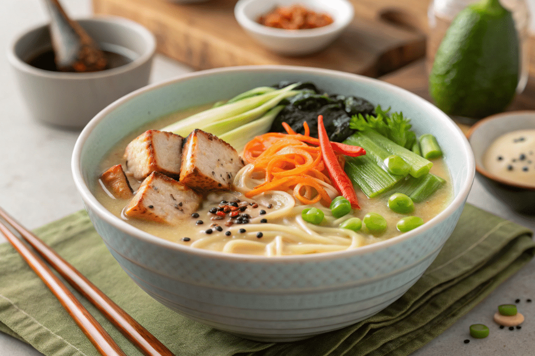 Miso Coconut Noodle Soup Recipe