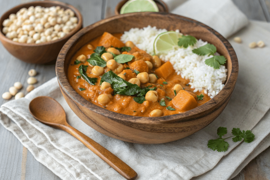 Nigerian Peanut Stew with Chickpeas Recipe