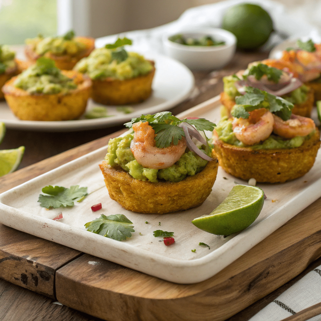 Plantain Guacamole Bites