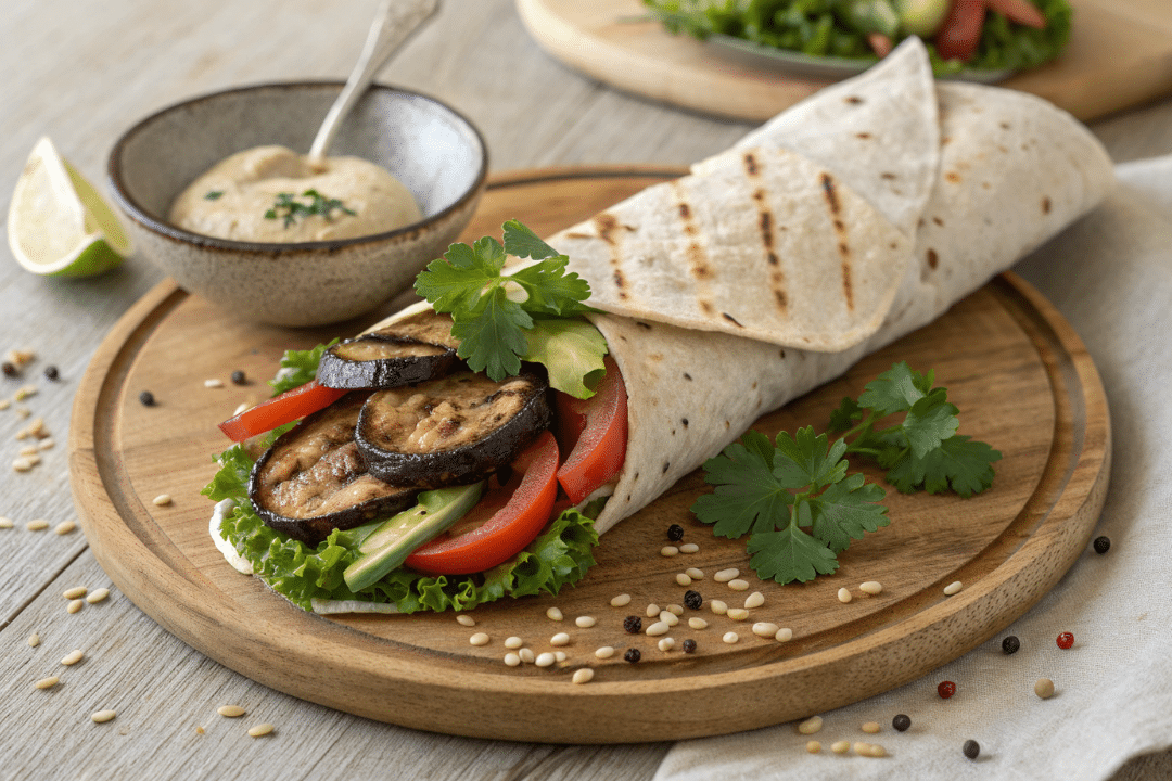 Smoky Eggplant Wrap