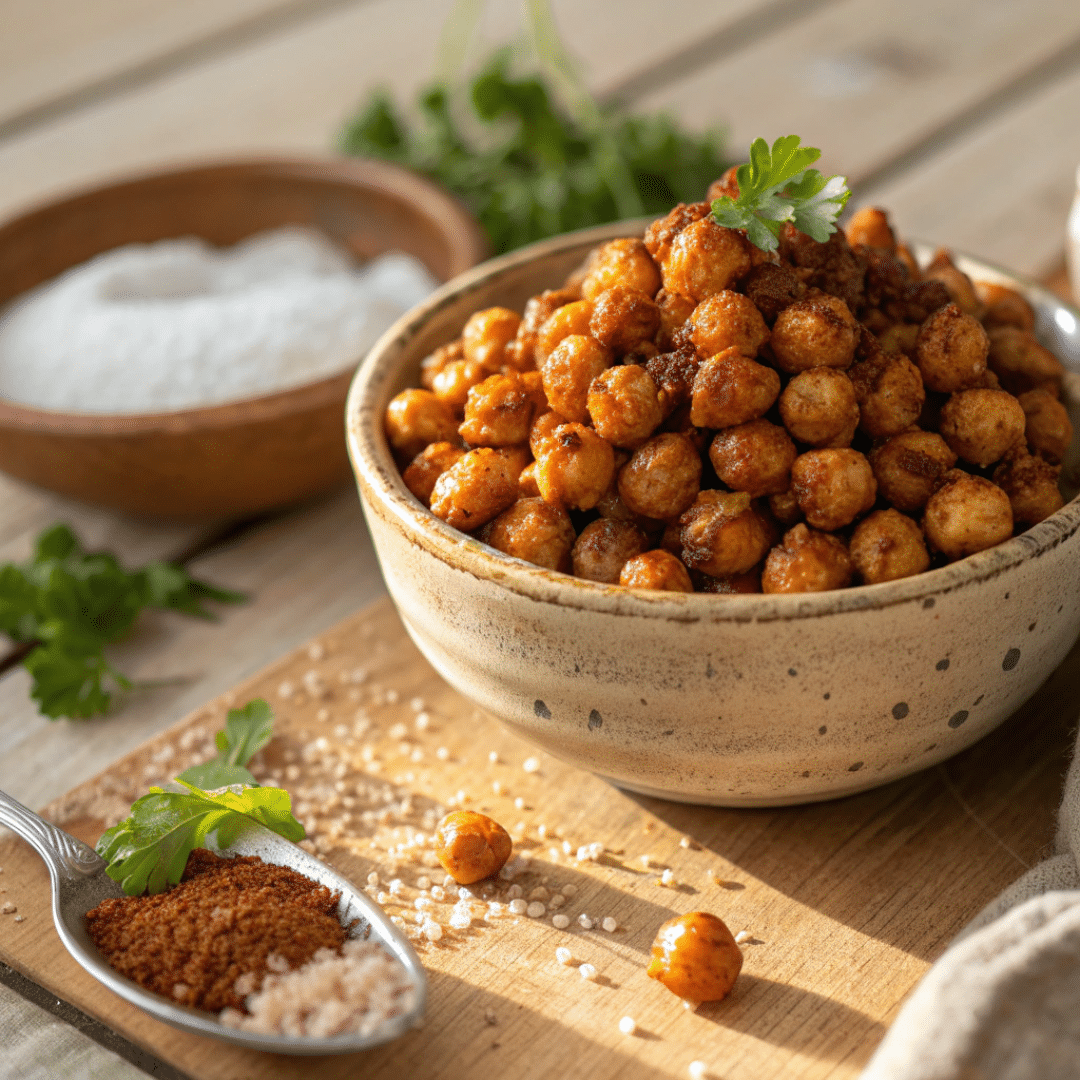 Spiced Roasted Chickpeas Recipe