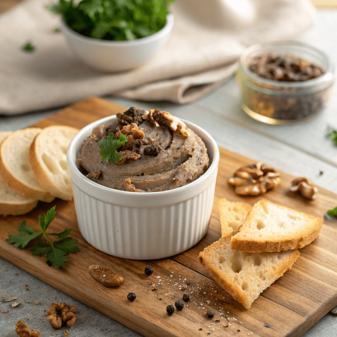 Vegan Mushroom Liver Pate Recipe