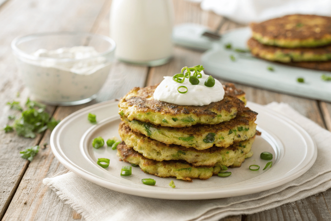 Zucchini Breakfast Fritters Recipe