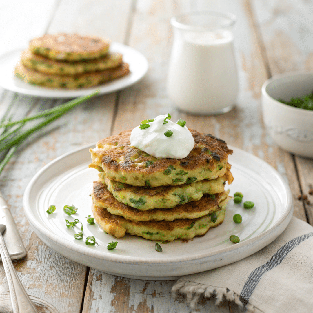 Zucchini Breakfast Fritters