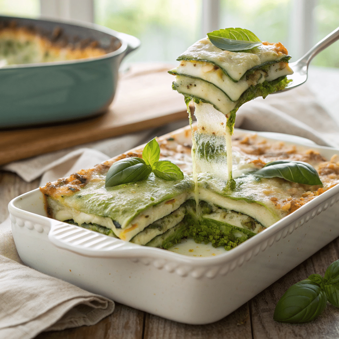 Zucchini Pesto Lasagna Recipe
