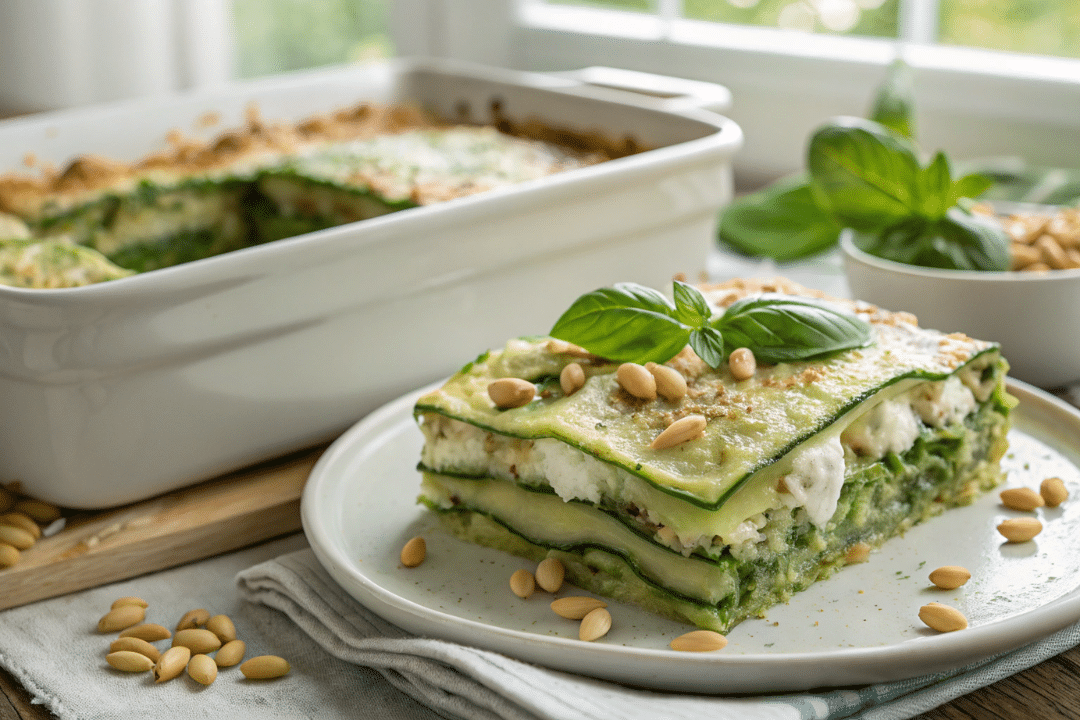 Zucchini Pesto Lasagna