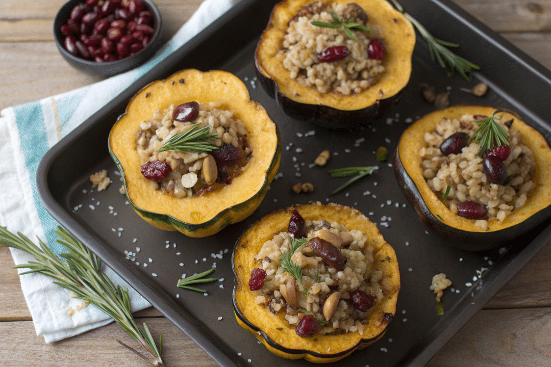 rice stuffed acorn squash recipe